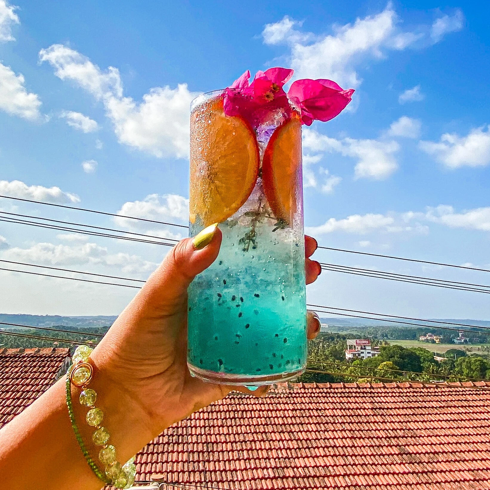 Enchanted Elder Cocktail made with Nisaki Gin